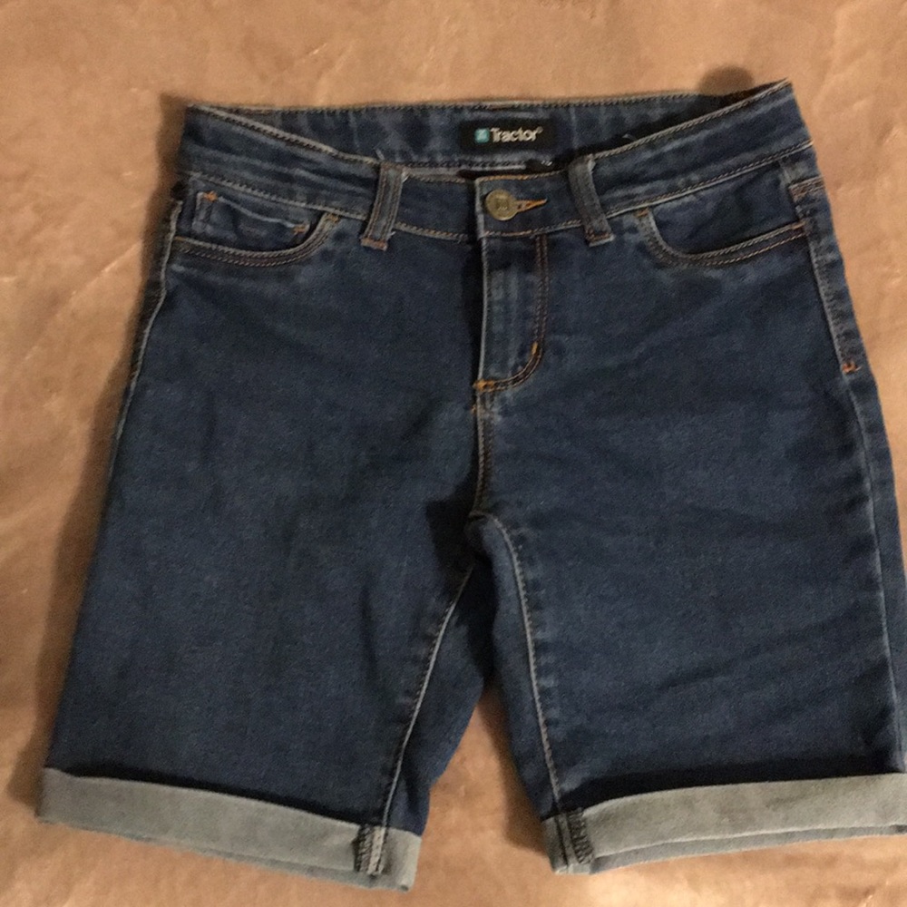Kids Tractor jean shorts